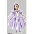 Purple lace Costume Dress for Girl with Headband/hat / party dress / party costume / costume